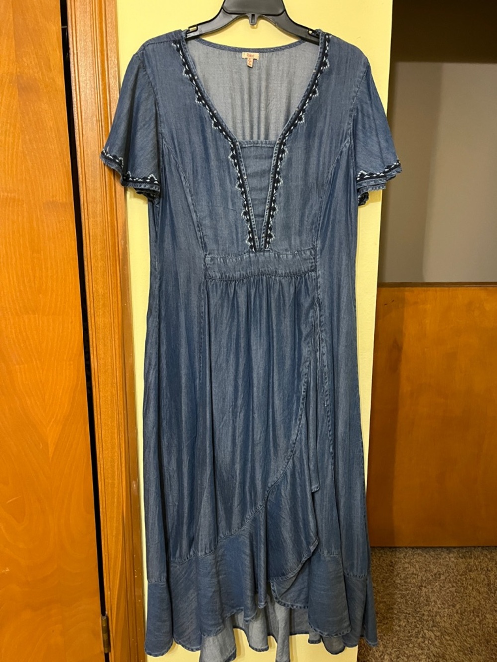 REBA soft and flowing wrap dress